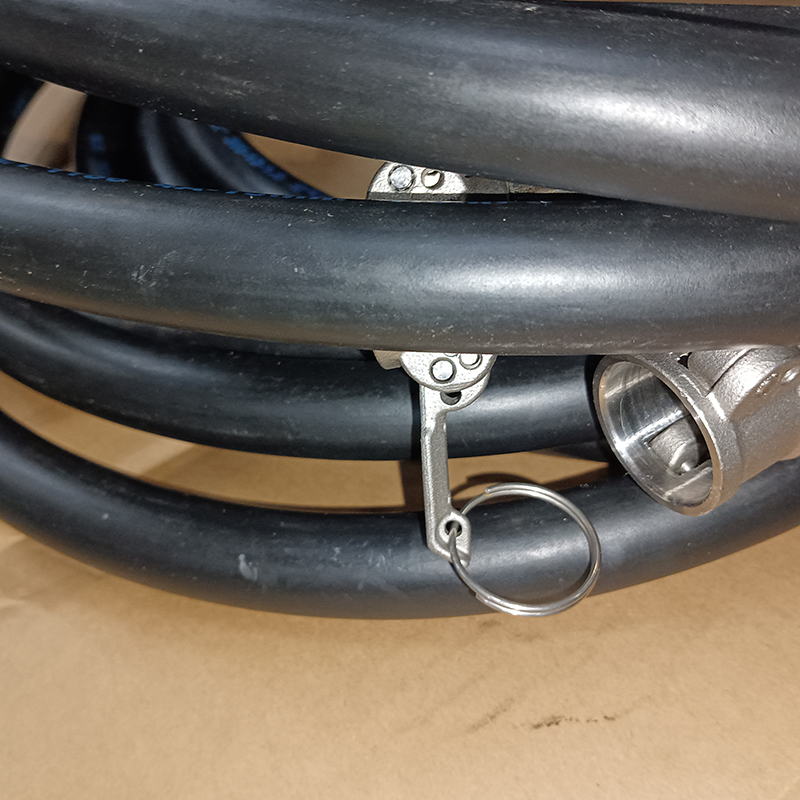 How to replace the hydraulic hose after 